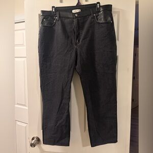 Abercrombie & Fitch Women's Dark Gray Straight Jeans